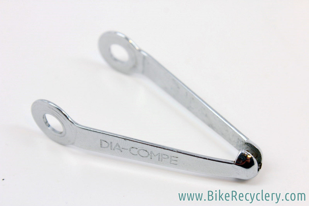 NOS DIA COMPE Rear Brake Cable Stop Hanger for Seatpost Binder: Chrome