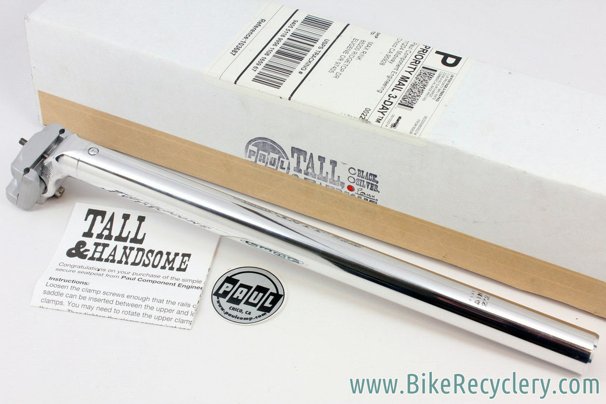 Paul Tall & Handsome Seatpost: Polished, 27.2mm x 400mm NEW