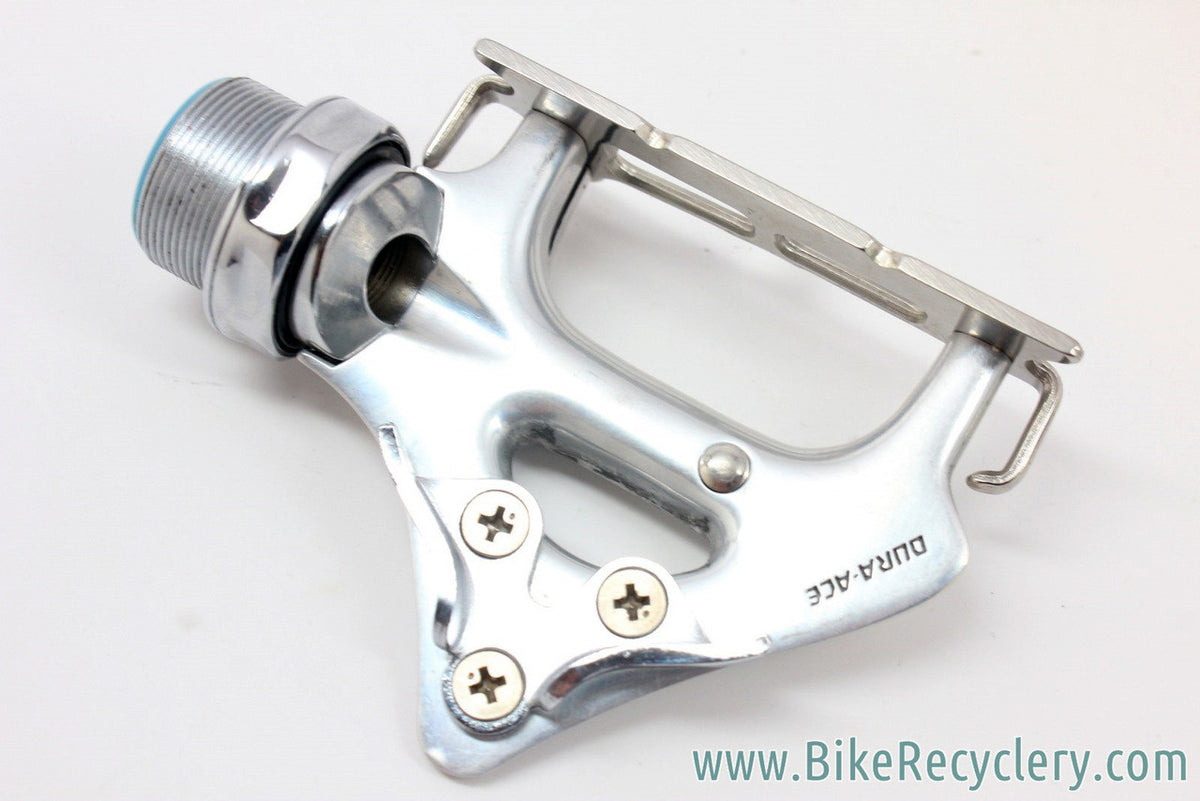 NIB/NOS Dura Ace AX PD-7200 Dyna Drive Pedals (DD): w/ Large Toe Clips & Cleats