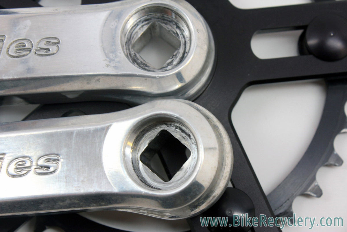 White Industries VBC Road Compact Crankset: 170mm, 50/34t, Polished