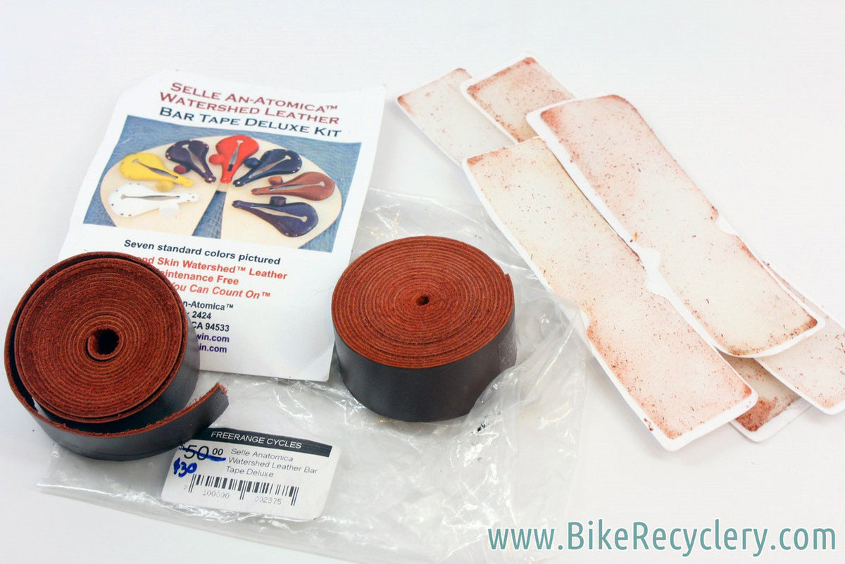 Selle Anatomica Watershed Leather Bar Tape: Dark Brown