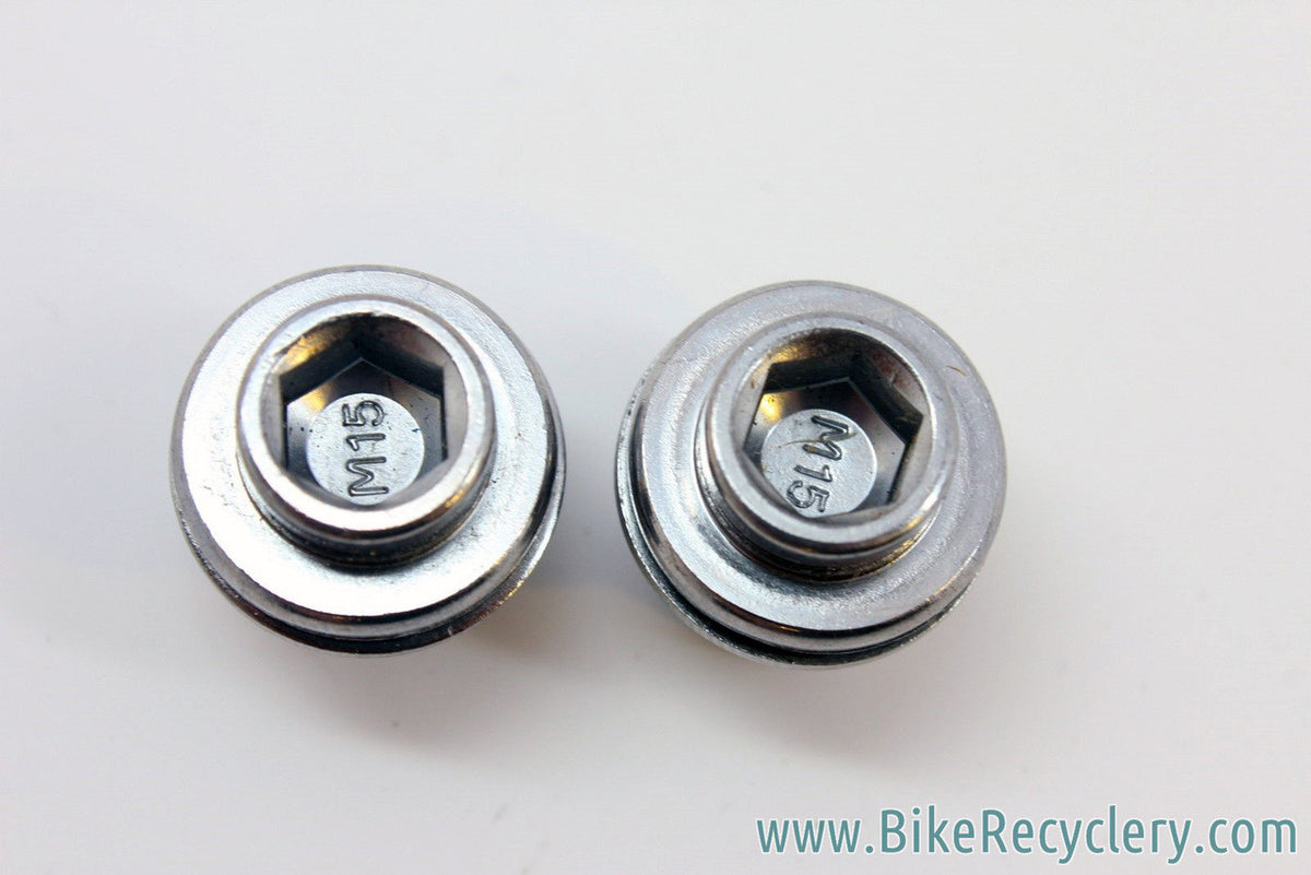 Stainless Steel Crank Bolts For Shimano Octalink Bottom Bracket: Stainless Steel Upgrade, 15mm