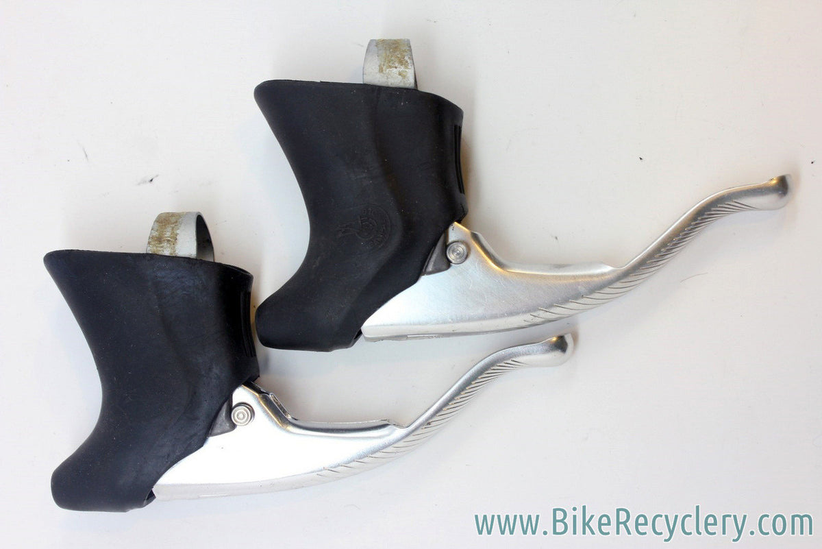 Campagnolo Chorus / Athena Brake Levers: Black Hoods, Lever Holes, Mid 1990's