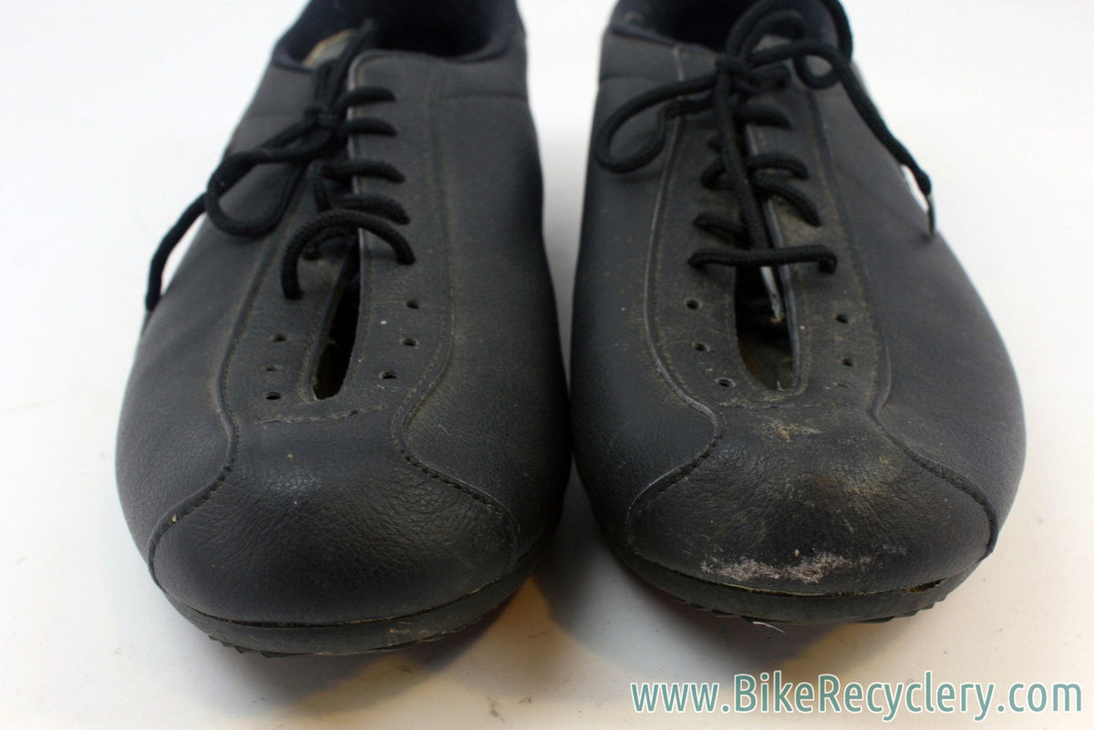 Sidi Touring / Track Platform Shoes: Leather, Lace Up, For Toe Clips, Size 40 EU / 9 US Womens