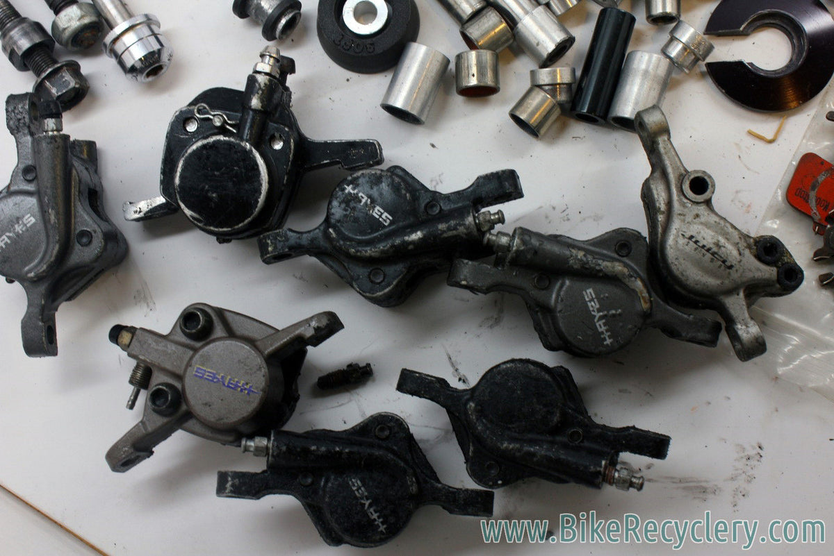 HUGE DH Hardware Lot: Disc Brake, Hub, Chain Guide, Springs, etc