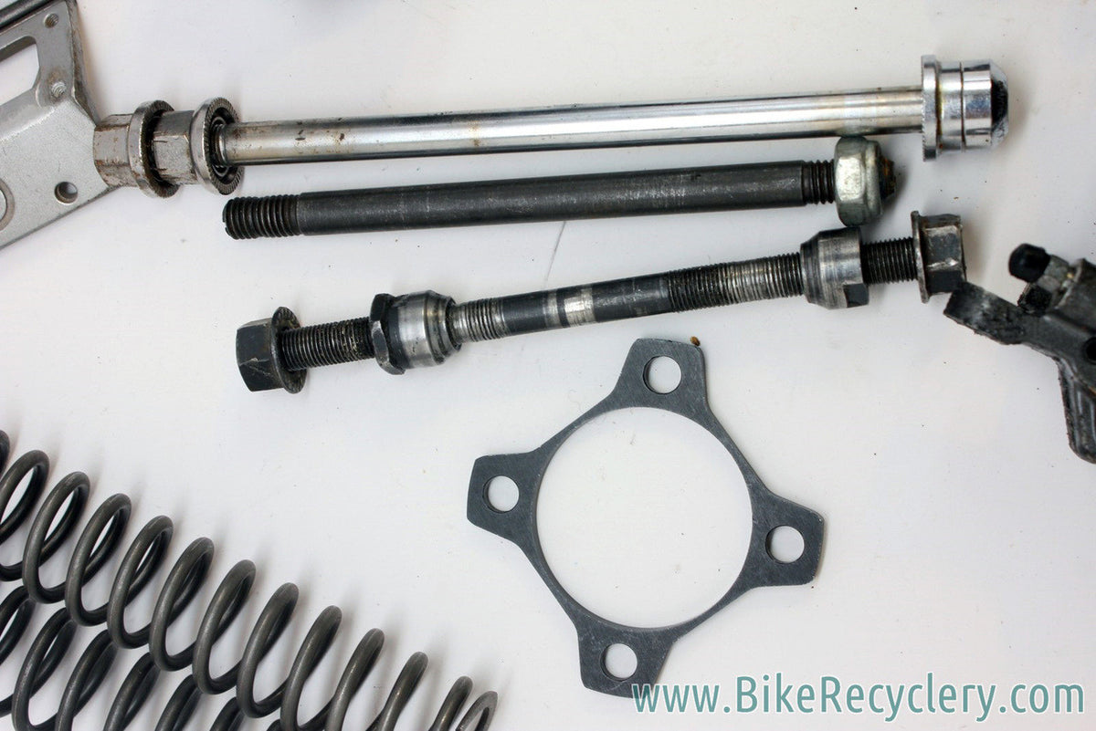 HUGE DH Hardware Lot: Disc Brake, Hub, Chain Guide, Springs, etc