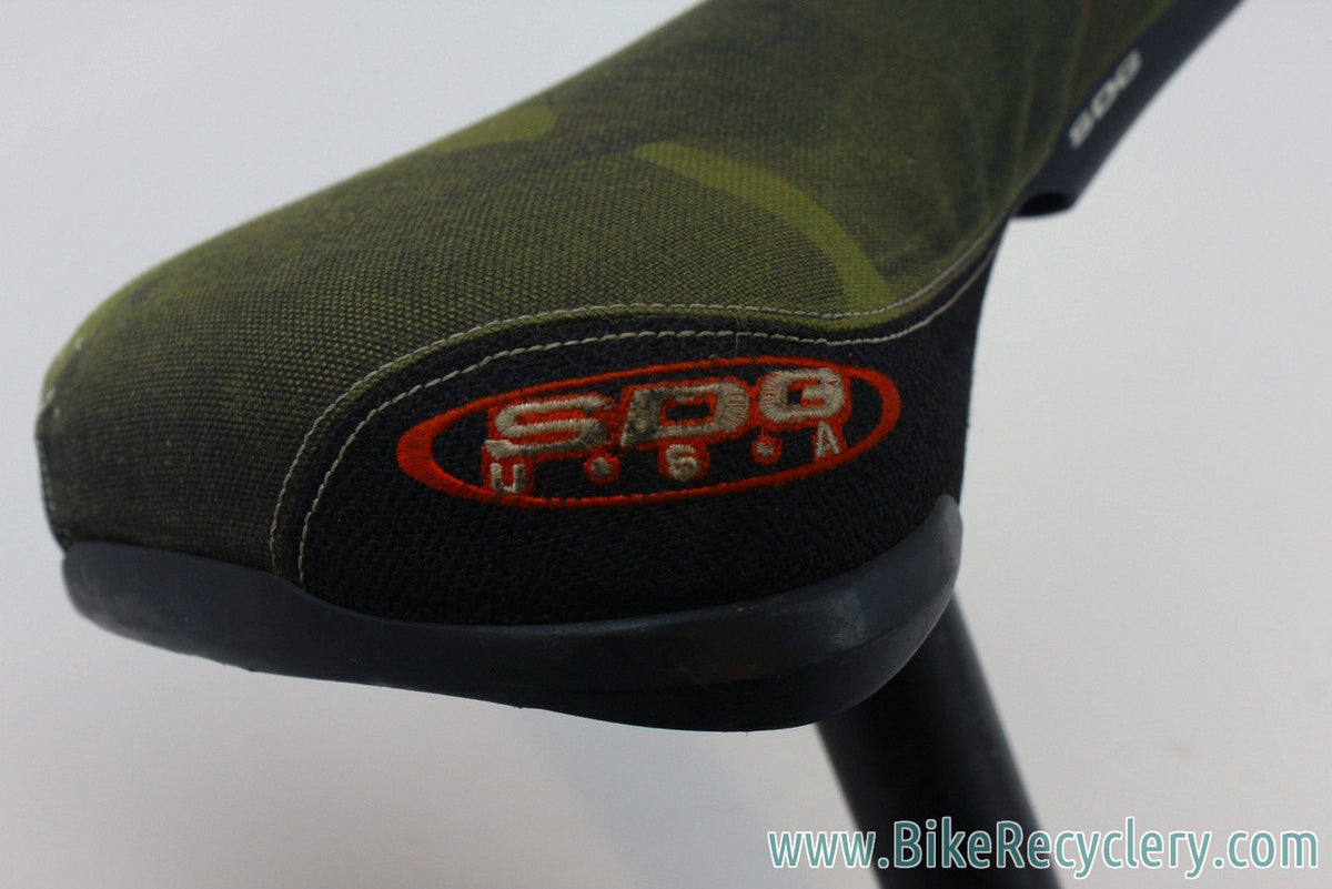 SDG I-Sky I-Beam Saddle w/ Seatpost: 31.6mm, Camo, For DH / Dirt Jump