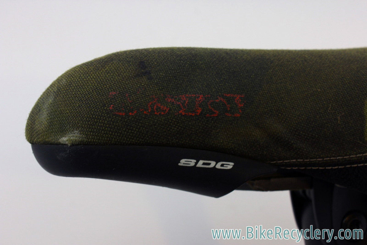 SDG I-Sky I-Beam Saddle w/ Seatpost: 31.6mm, Camo, For DH / Dirt Jump