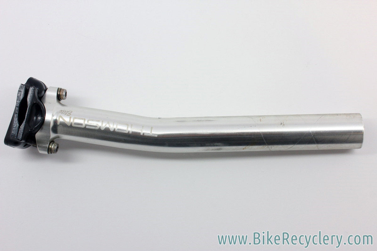 Thomson Elite Seatback Seatpost: 27.2mm Silver & Black