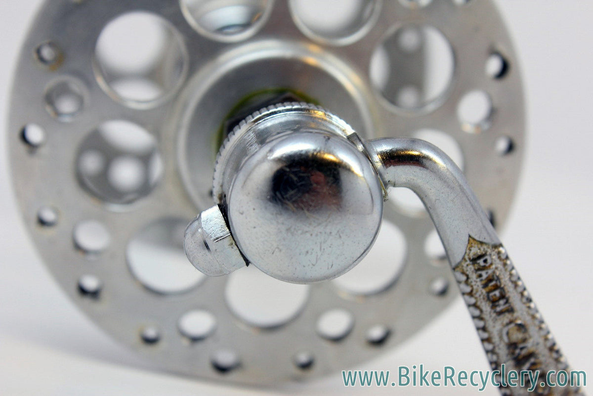1950's Campagnolo Gran Sport High Flange Front Hub: 3-Piece, Open-C QR Skewer, 36H
