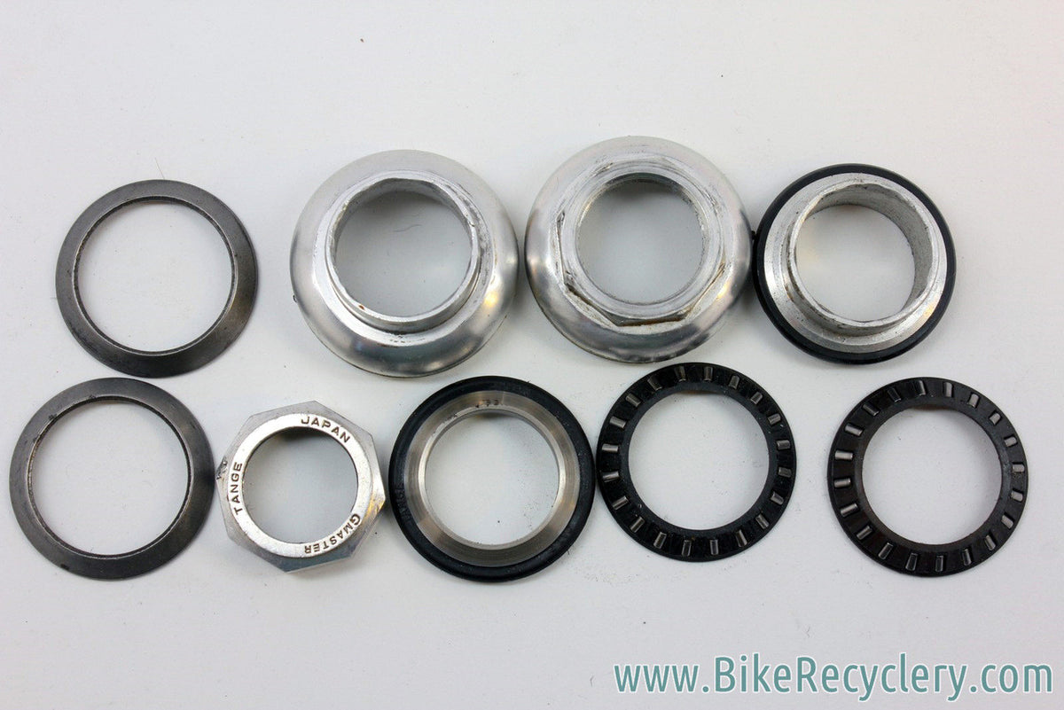 Tange Master G Headset: 1" Threaded, Roller Bearing, Silver