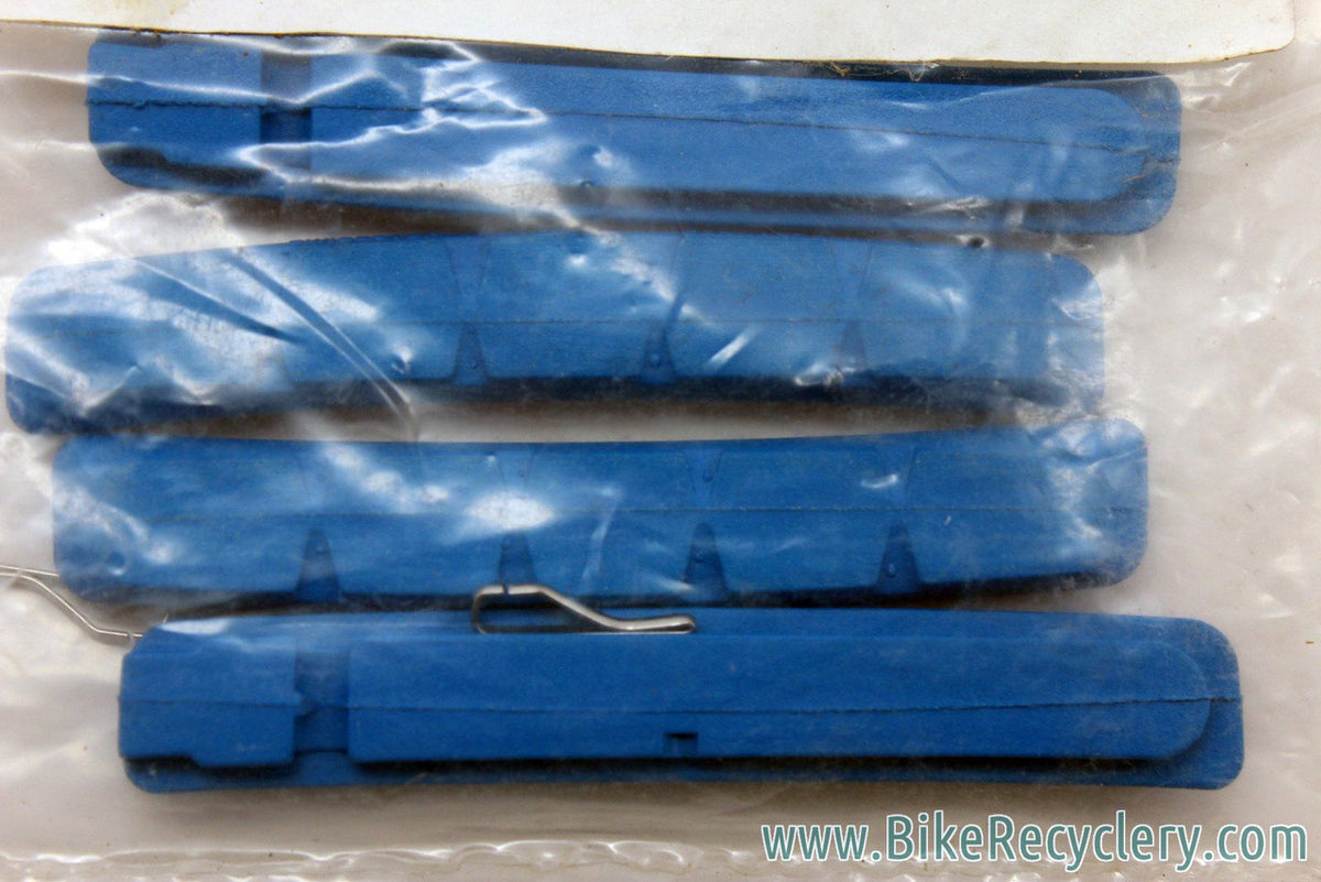 Swiss-Stop Shimano Road Brake Pad Inserts: Ceramic or Rigida CCS - Blue (two pairs)