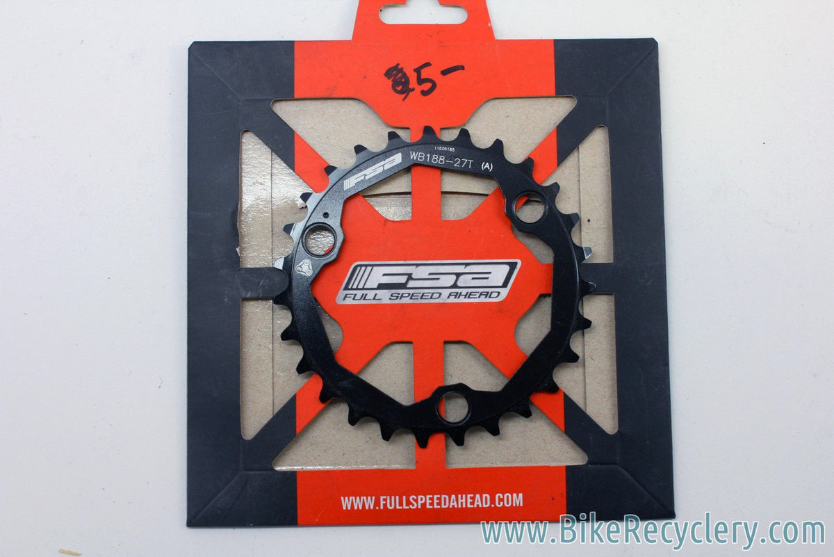 FSA 3-Bolt 86mm BCD Chainring: 27t: For Afterburner, SL-K Light 386 (new)
