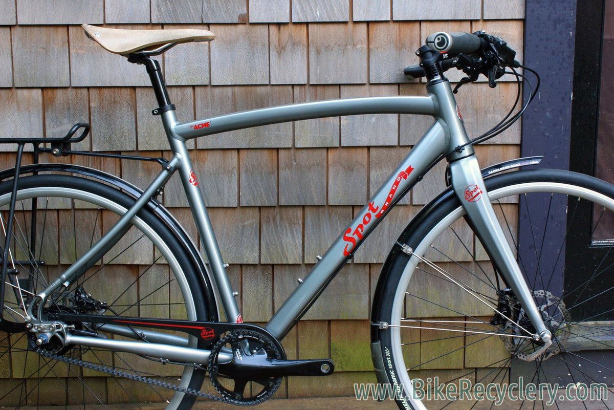 57cm 2015 Spot Brand Acme Commuter Bike: Belt Drive, 11 Speed Alfine Internal, Fenders/Rack/Light, Brooks Cambium, Lots of Upgrades! <400 Miles
