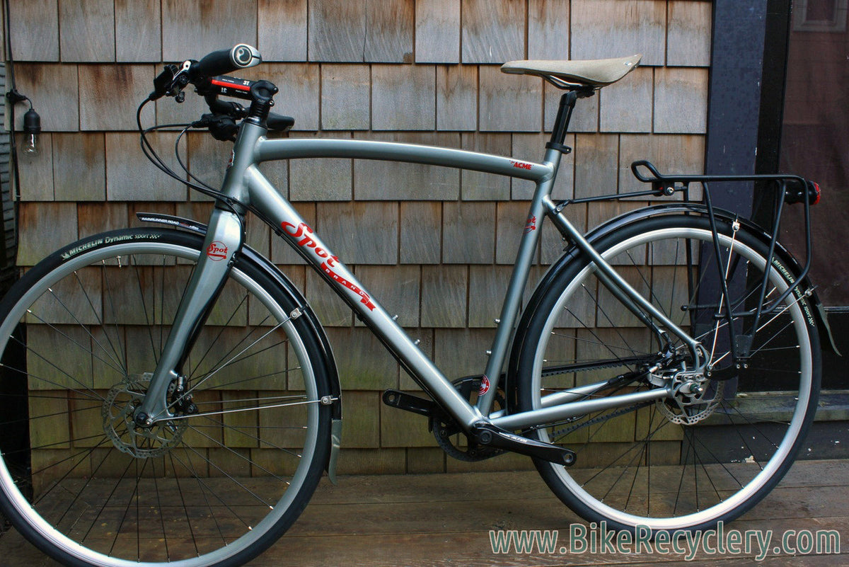 57cm 2015 Spot Brand Acme Commuter Bike: Belt Drive, 11 Speed Alfine Internal, Fenders/Rack/Light, Brooks Cambium, Lots of Upgrades! <400 Miles