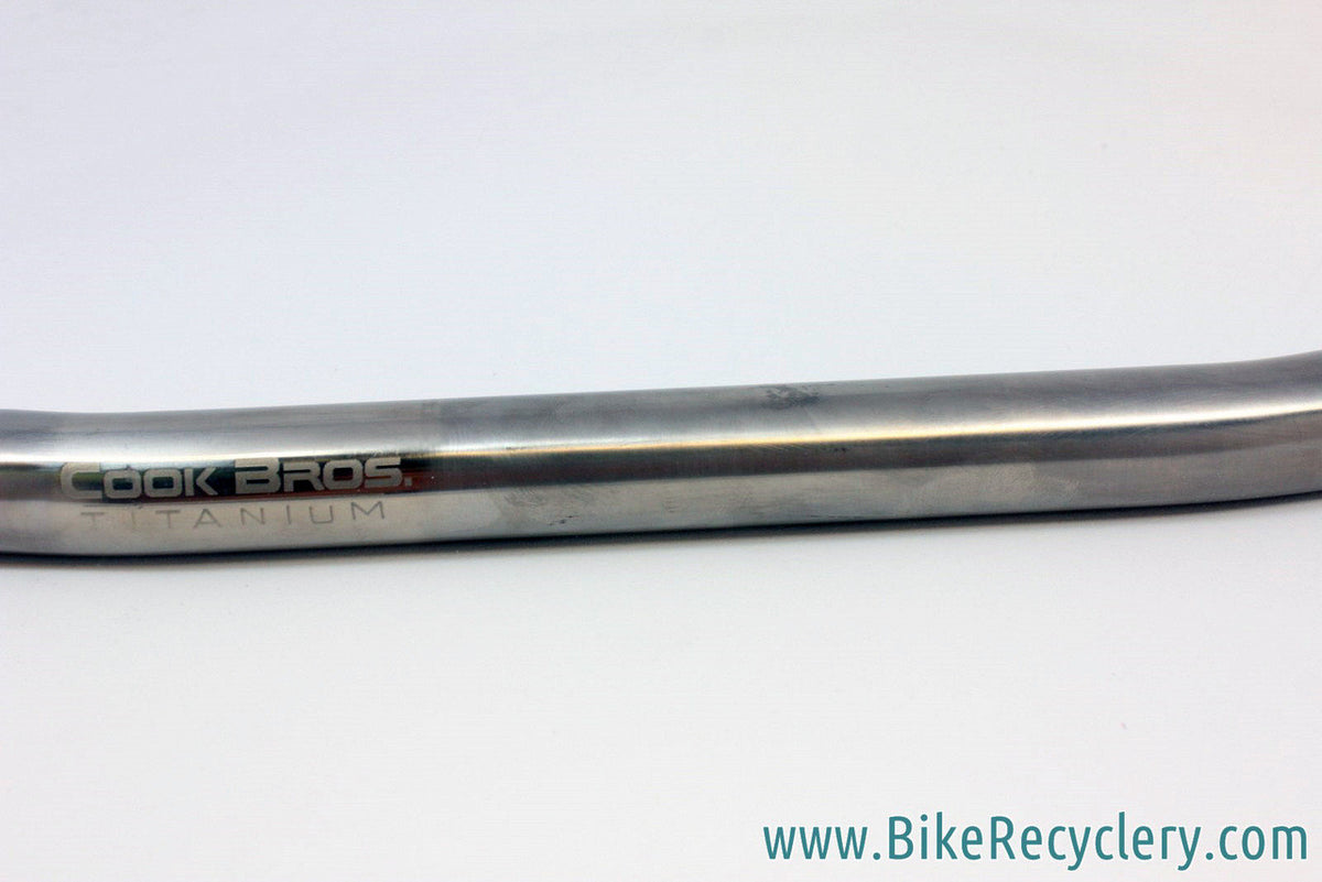 1980's Cook Brother's Sushi Bars Titanium Handlebar: 1990's, 22.2/25.4mm, BEYOND RARE!!!