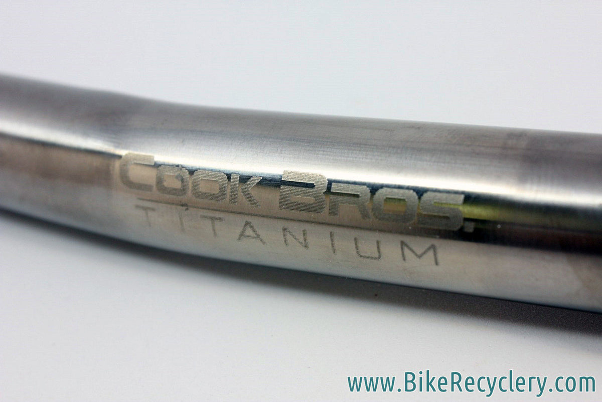 1980's Cook Brother's Sushi Bars Titanium Handlebar: 1990's, 22.2/25.4mm, BEYOND RARE!!!