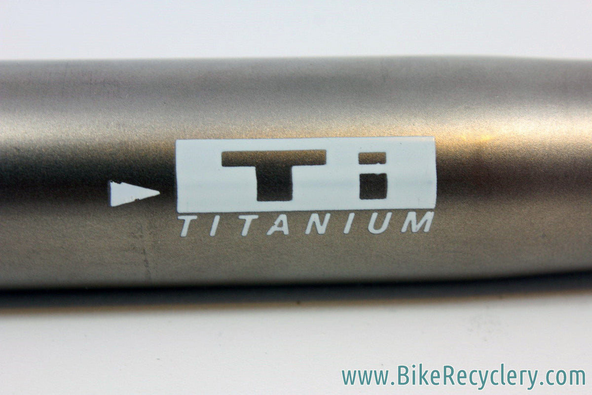 Sakae PowerBulge Titanium Handlebar: 1990's Flat Bar, 25.4mm EXC+