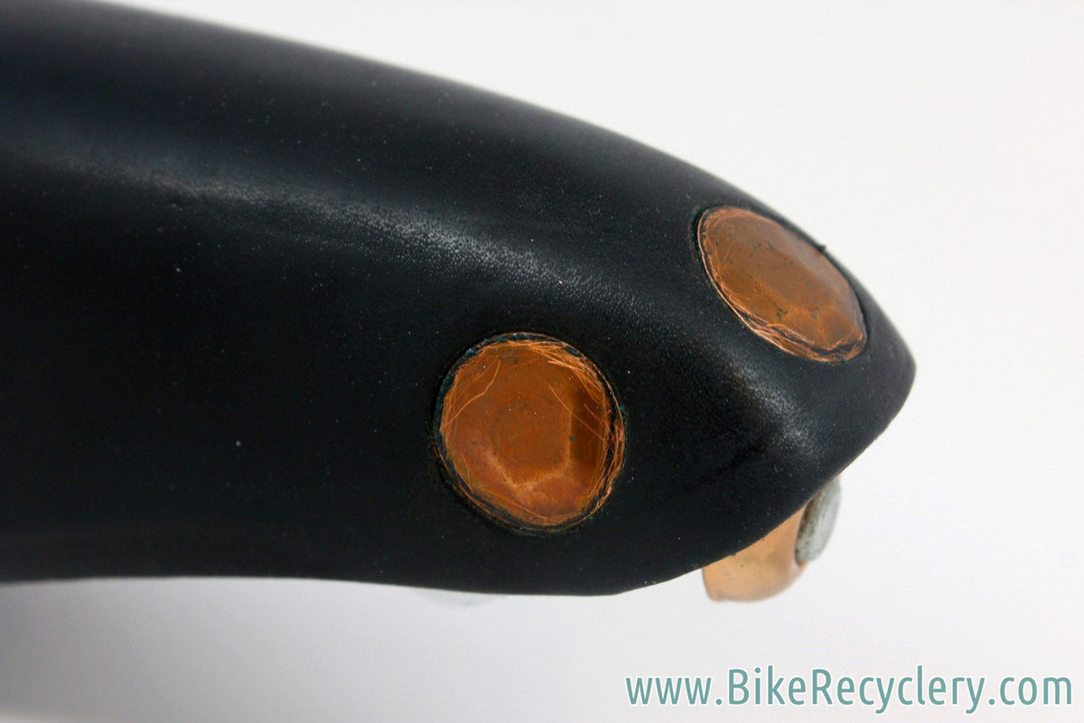 Vintage Brooks Professional Special: Pre-Softened, 1980's, Large Copper Rivet, Black Leather