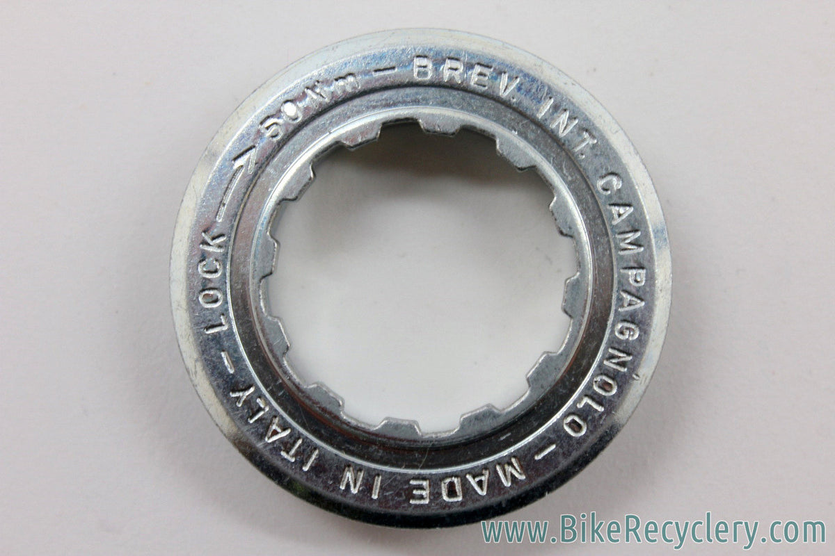 NOS Campagnolo Steel Cassette Lockring: 29mm Threads, 38.5mm O.D. For 12t / 13t / 14t First Cog