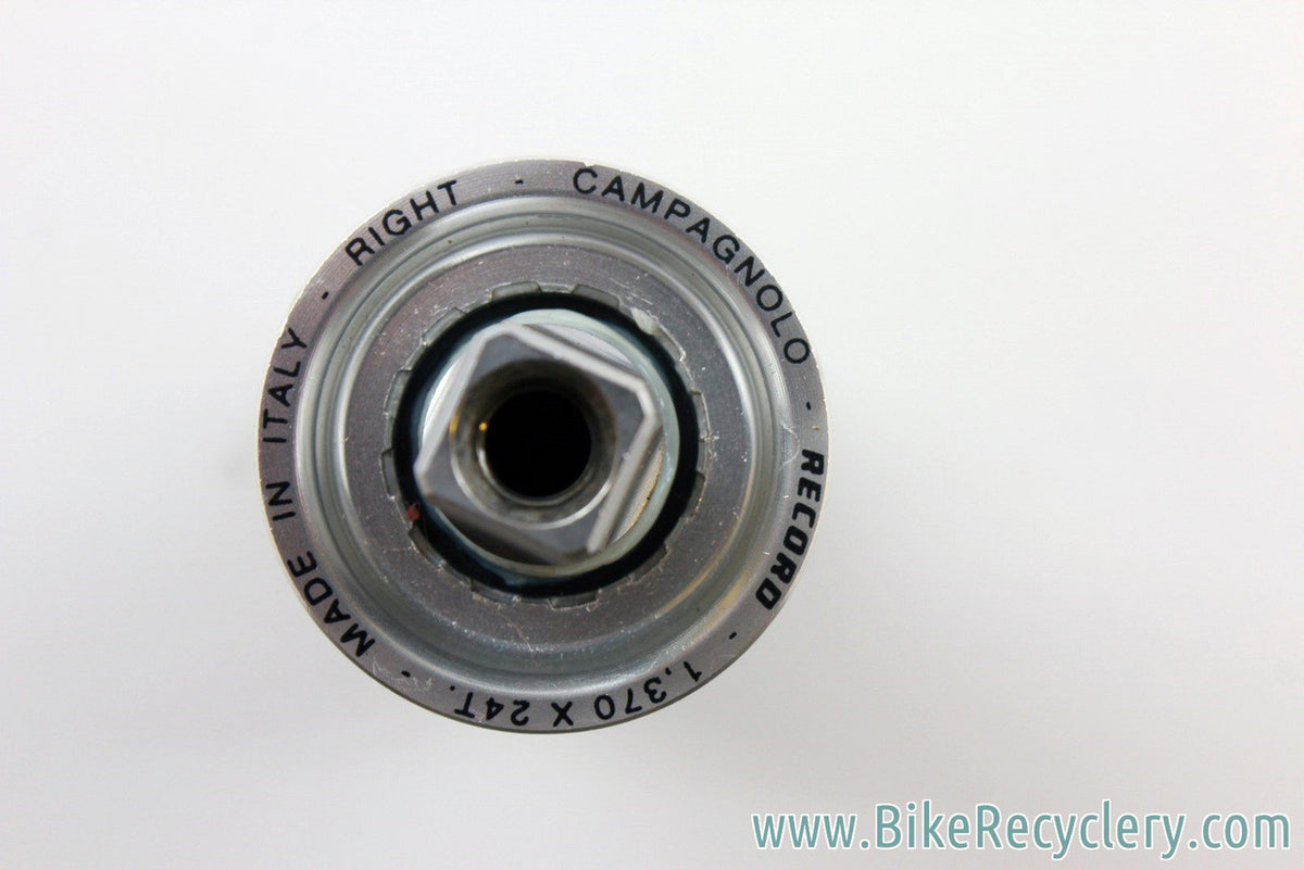NOS Campagnolo Record Pista Carbon Square Taper Bottom Bracket: 111mm x 68mm English