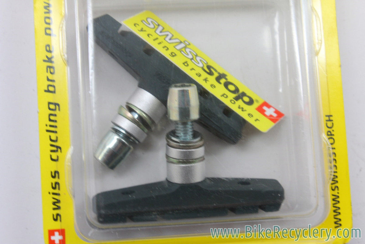 Swiss-Stop Viking 2 GHP-2 V-Brake Pads: Green, Alloy Rim, NEW (pair)