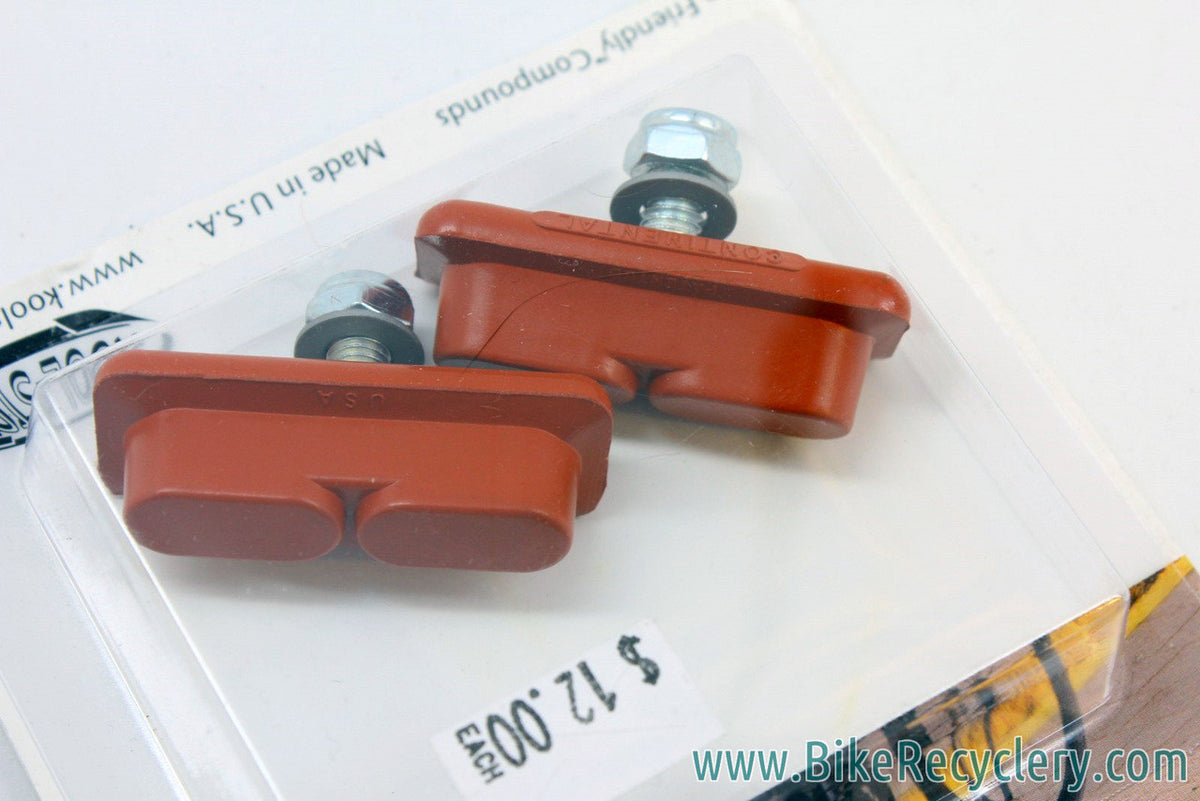 Kool Stop Continental Brake Pads: Salmon, For Classic Urban Bikes & Skyway Tuff ACS (pair)