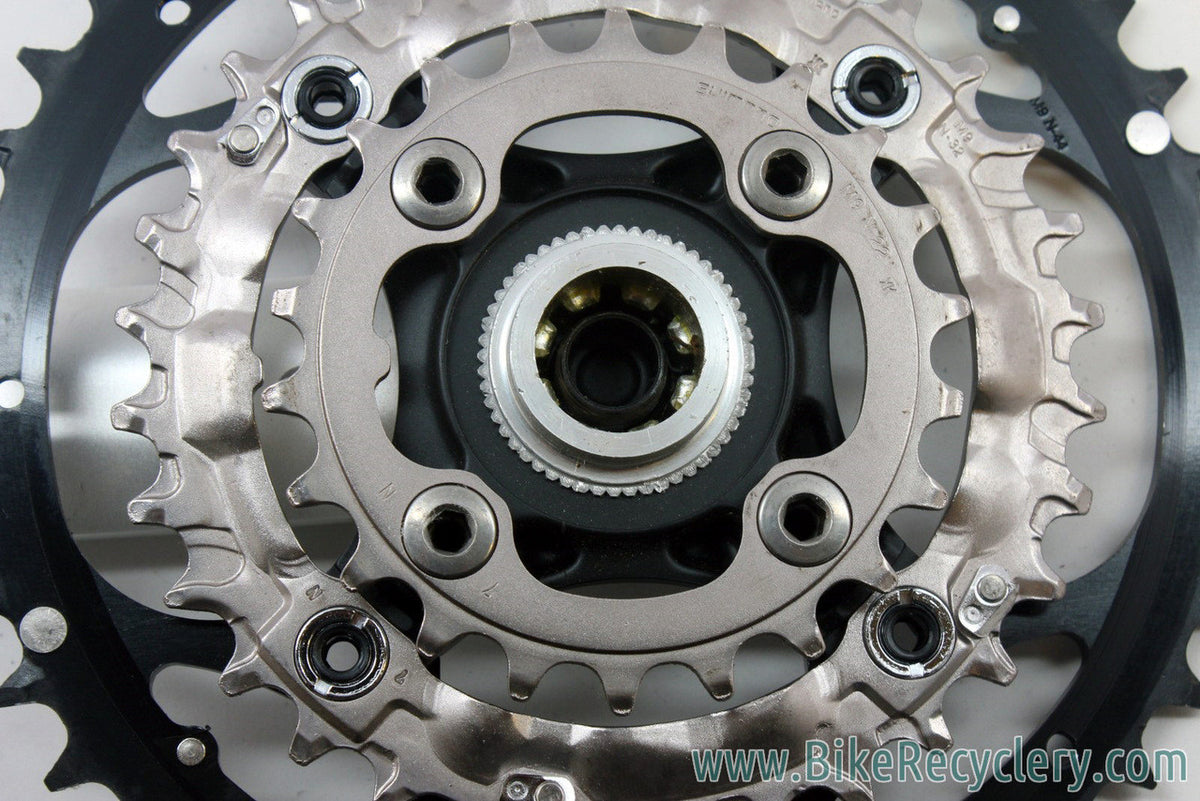 Shimano XT 9 Speed Crankset: FC-M751, 175mm, 44/32/22t, NOS w/Shop Wear
