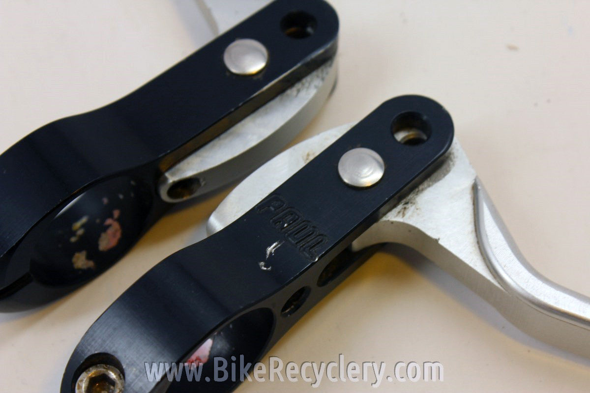 Paul Cross Brake Levers: Black/Silver