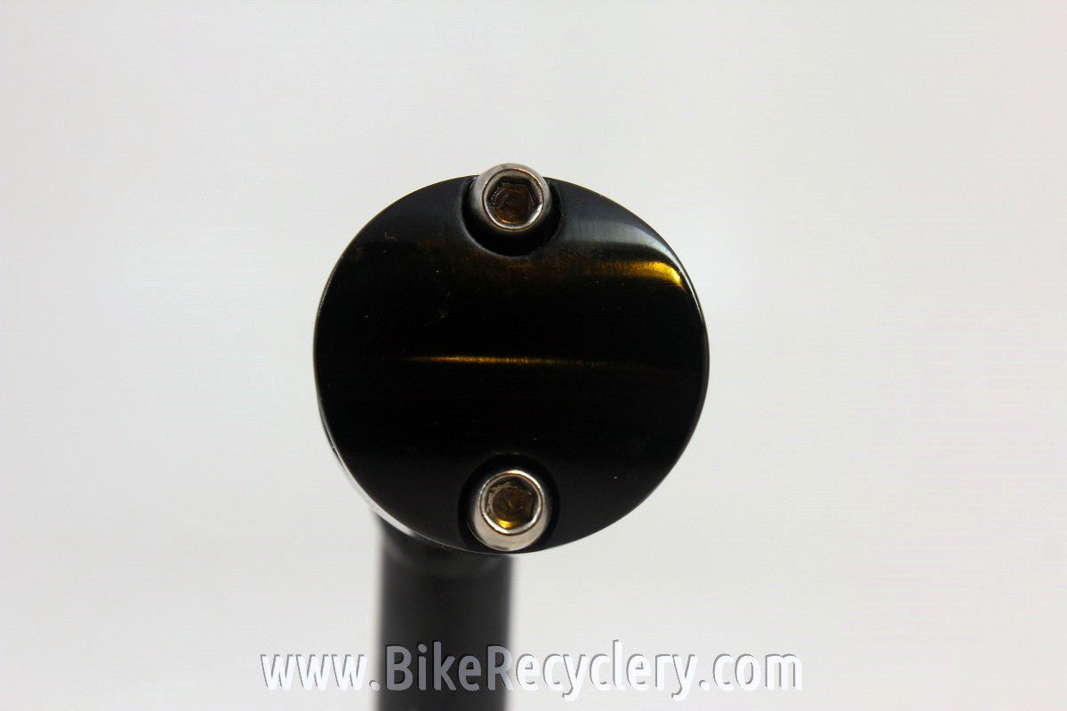 High Rise Quill Stem: Removable Faceplate Clamp, Black 115mm x 25.4mm