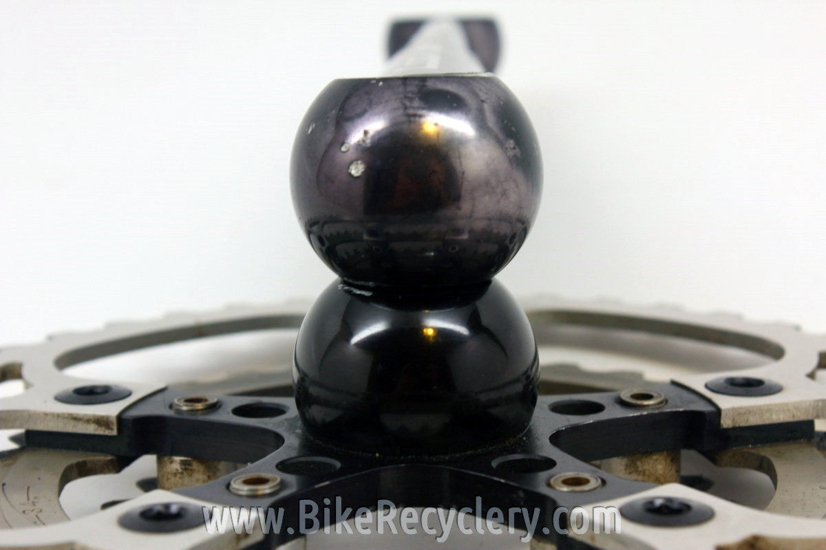 Cook Brothers Dog Bone RSR Crankset: Black, 176mm 110/74mm 46/34/24t