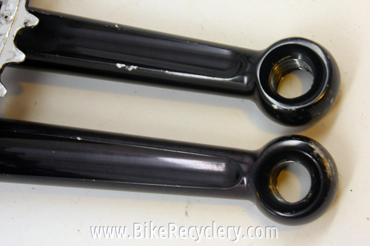 Cook Brothers Dog Bone RSR Crankset: Black, 176mm 110/74mm 46/34/24t