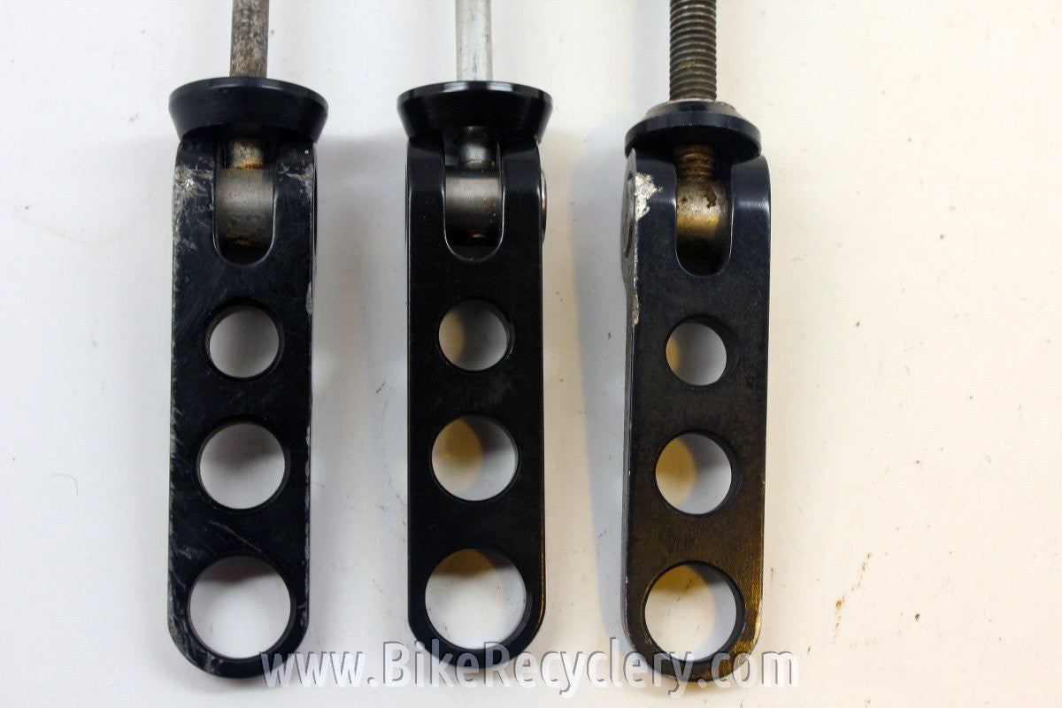 Ringle Holey Ti Stix QR Skewers Set: Front/Rear & Seatpost, Black, NOS Front