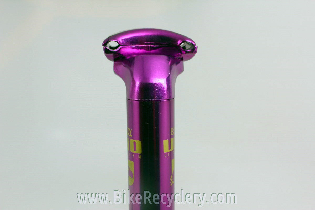 NOS/NIB 3DV Purple Anodized Seatpost: Uno, 26.8mm x 360mm