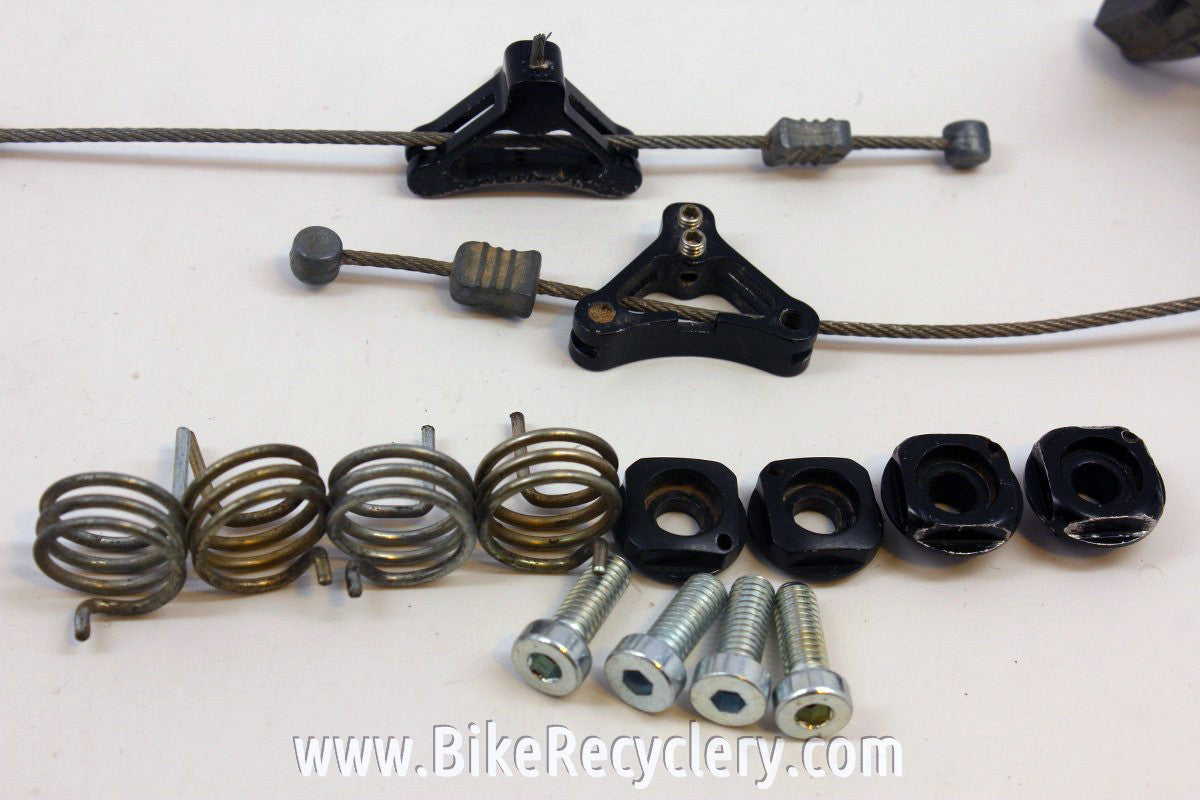 Retro Avid Tri Align Cantilever Brakeset: Long/Short, Tri Dangle, Original Kool Stop, Black