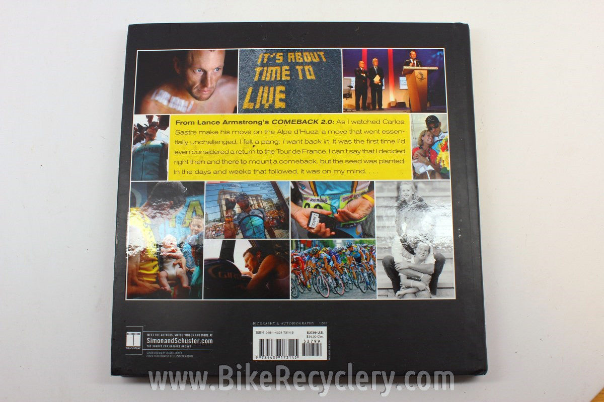 Bicycle Racing Coffee Table Book: Lance Armstrong Comeback 2.0, Upclose & Personal- Hardback Cycling Book NEW