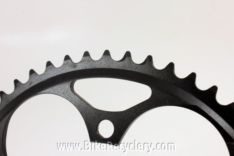 KCNC Standard Series Road Chainring: 53t x 130mm BCD Black Silver NEW