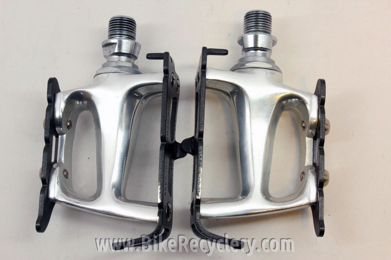 Campagnolo C-Record Pista Pedals: Black Cages, PD-02RE Track, Near Mint