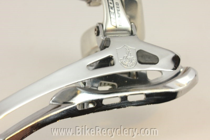 Campagnolo Record 10 Speed Front Derailleur: 28.6mm, Silver MINT