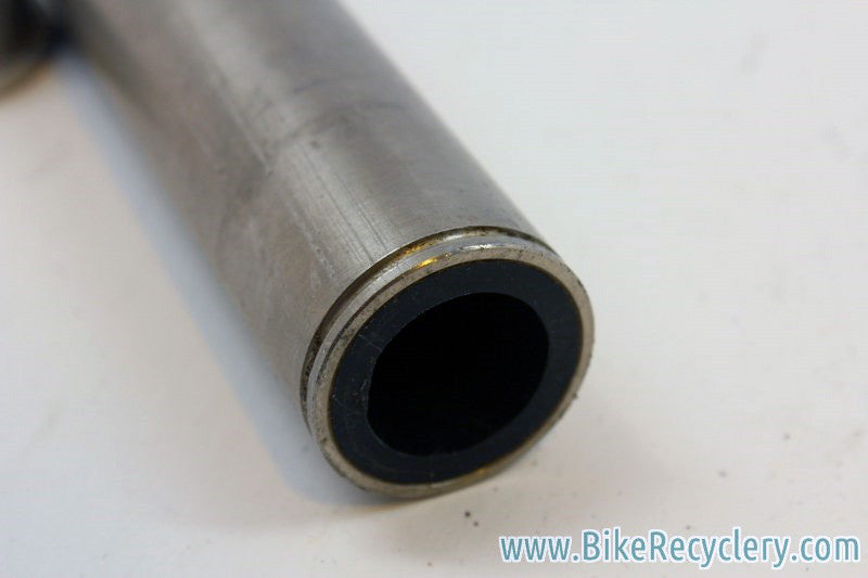 1990's McMahon Titanium Steer Tube & Crown for Retro Manitou Fork: 1 1/8" Threaded