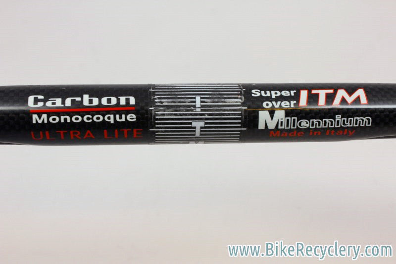 ITM Super Over Millenium Carbon Handlebars: 46mm x 25.4mm, Black