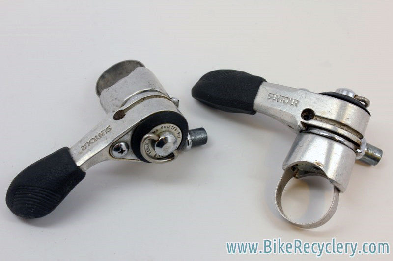 Suntour XC Sport Thumb Shifters: LD-4700, Retro-Friction