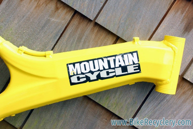 Mountain Cycle MOHO STS Frame: Hardtail, 1990's, Yellow, 18", Rare & Legendary