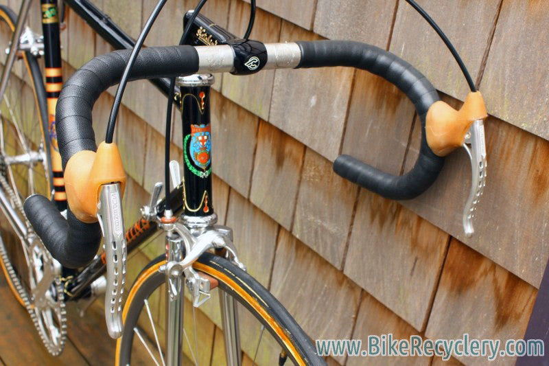 1981 Hetchins Keyhole Spade Custom Road Bike: 55.5cm (c-c), Bob Jackson Built, Top Spec Build, Barely Ridden & Mint, Black w/ Full Chrome Stays/Fork