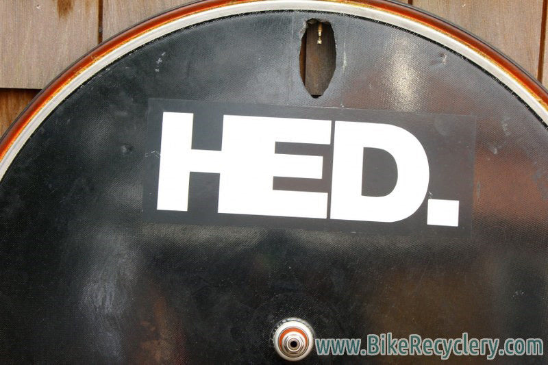 Vintage HED Disc Carbon Rear Wheel: Tubular, 126mm