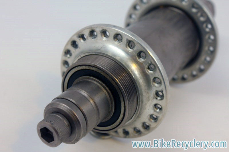 Vintage Phil Wood Tandem Rear DISC Hub: 140mm, 48H, Flip-Flop, Low Flange, Stainless Steel, Bolt on 1970's NM
