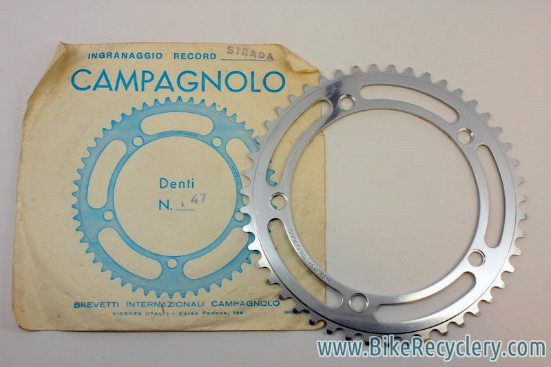 NIB/NOS Campagnolo Nuovo Record Strada Chainring: 47T, 144mm