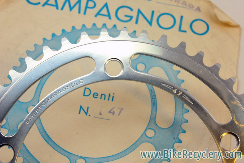 NIB/NOS Campagnolo Nuovo Record Strada Chainring: 47T, 144mm