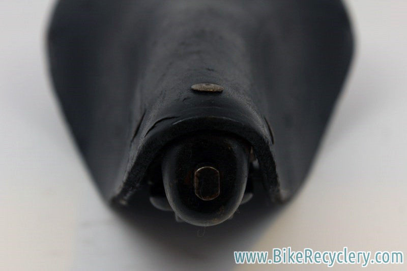 Ideale 39 Leather Saddle: Blacked Out to the max