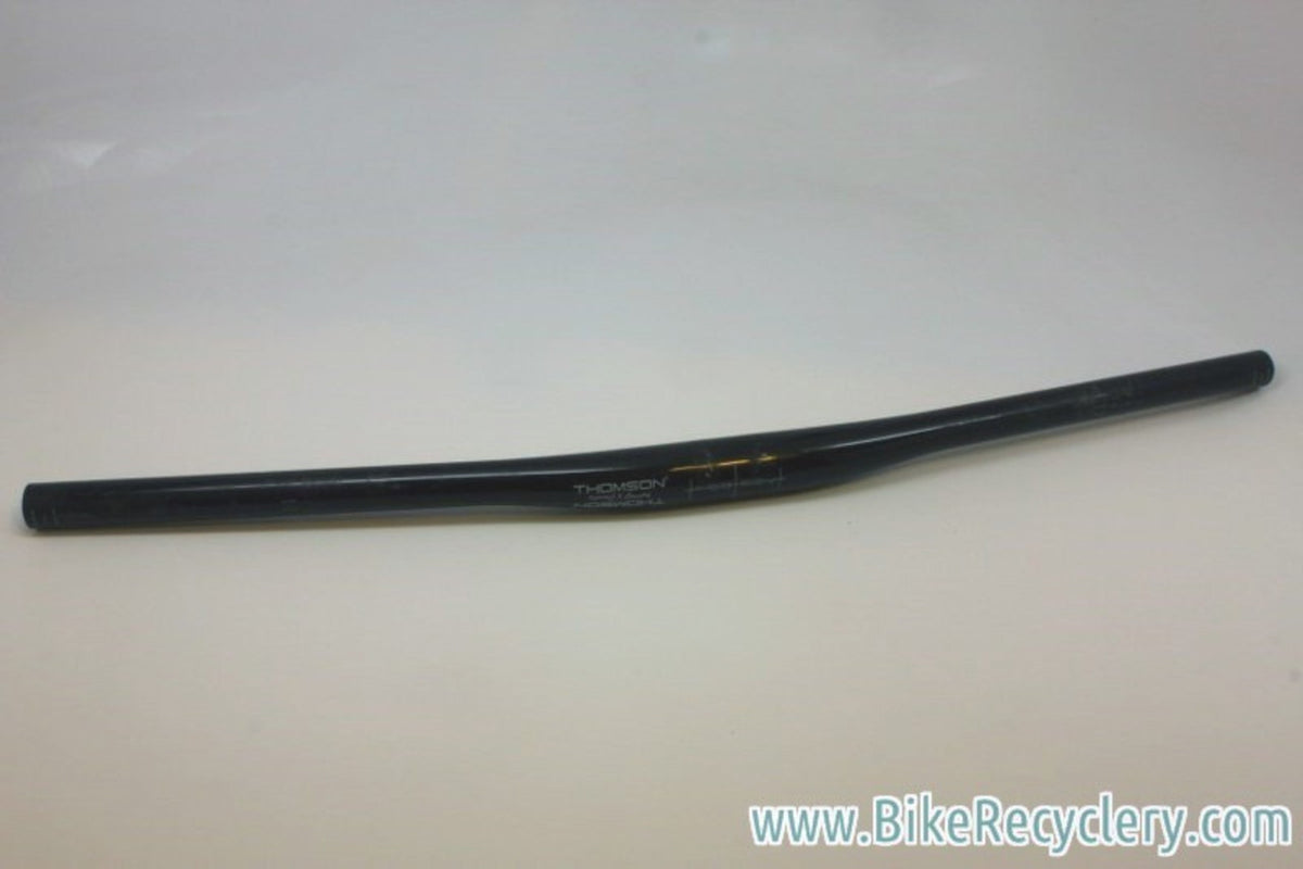 Thomson Cross Country Carbon Handlebar: Flat Bar, 6 Degree Sweep, 680mm x 31.8mm, Black
